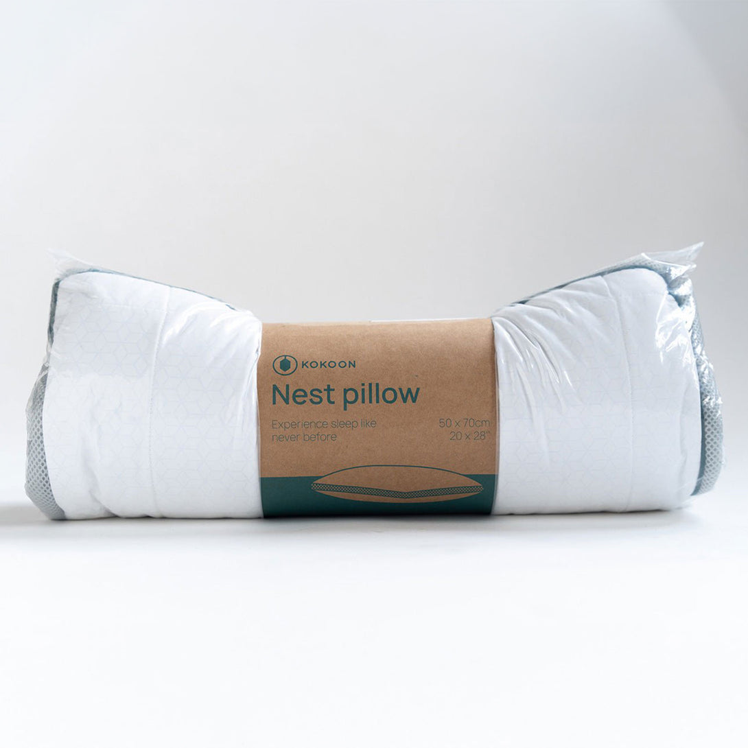 Kokoon nest pillow in packaging